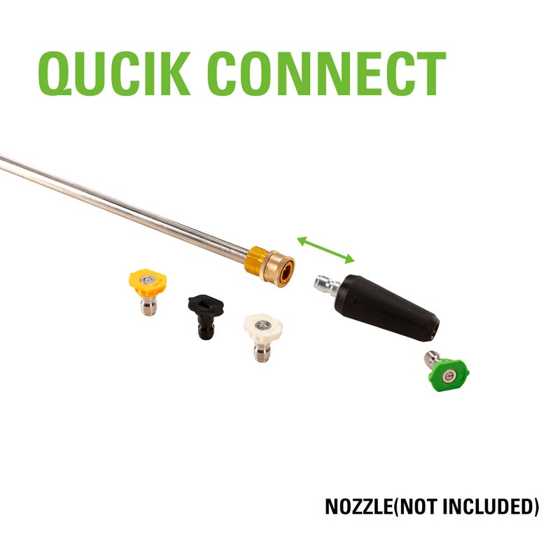 Greenworks 4500 PSI Universal Pressure Washer Replacement Wand 5202902 - Image 3
